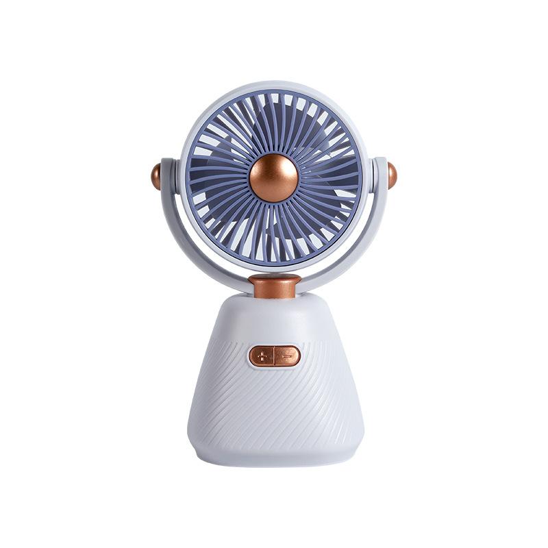 Ventilatore Elettrico Mini a 100 Velocità per Camera da Letto Studenti per Scrivanie - Ventilatore da Tavolo Portatile USB Ricaricabile