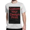 Custom Your Design Print T-Shirt Men Women DIY Pure Cotton Tees Round Collar Short Sleeve T Shirt Original Tops