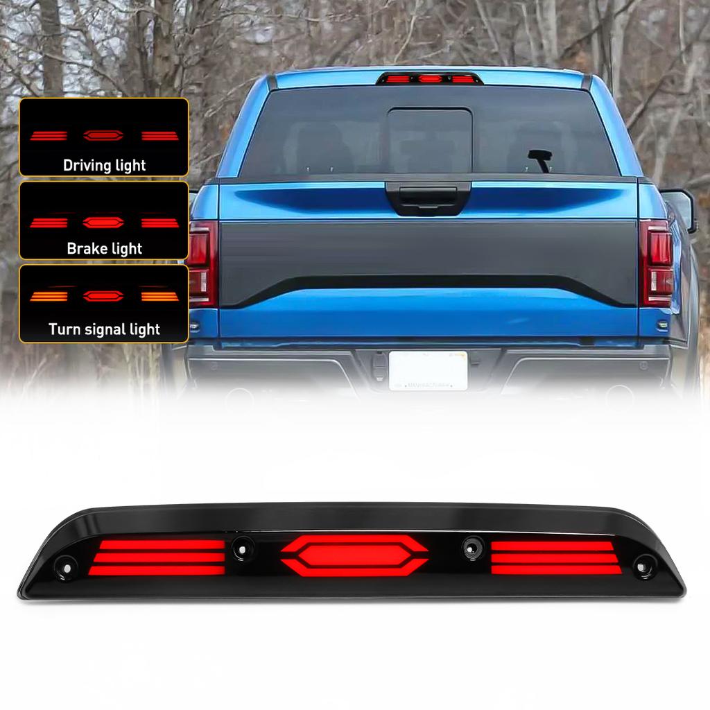 Third Brake Light For F150 2015 - 2025 F250 F350 F450 Ranger 2019 2020 2025 LED Additional Rear Brake Car Tail Stop Warning Lamp