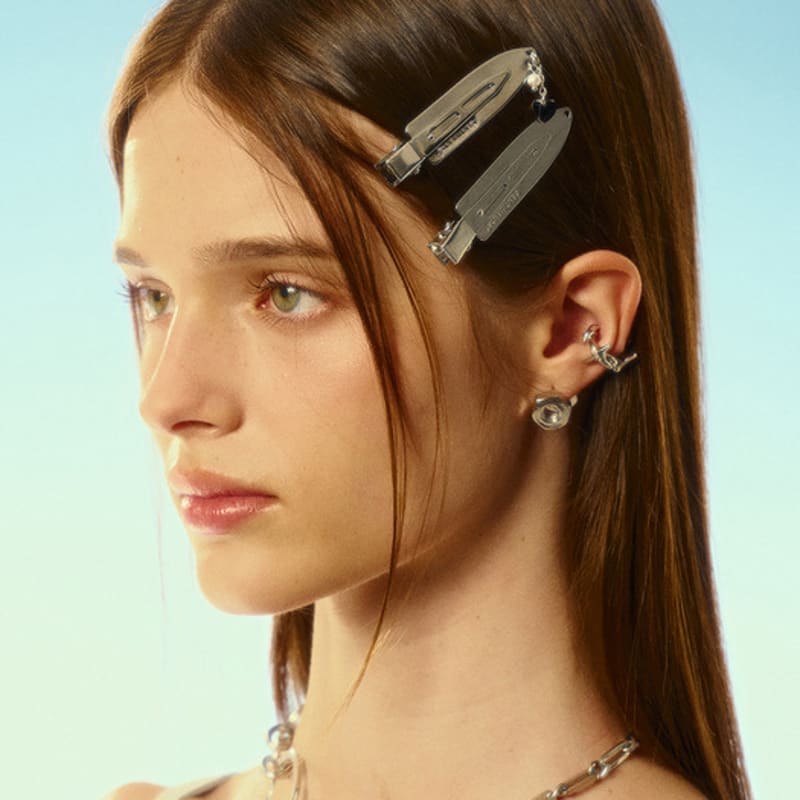 SENTIMENTS NO.492 [SILVER] NUT EARRING