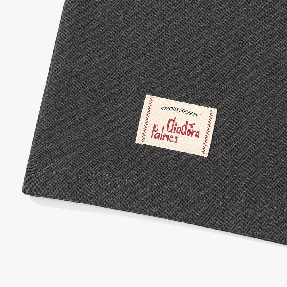 Diadora [Diadora By Palmes] Graphic Short Sleeve T-Shirt Grey