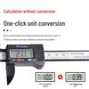 150mm Digitaler Messschieber: Hochfestes Kunststoff-Messwerkzeug für Schmuck und Antiquitäten.