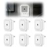 6 Pack LED Plug In Night Light Dusk to Dawn Sensor Automatic Nightlight Energy Efficient Wall Lamp with Light Sensor Soft Lighting for Bedroom