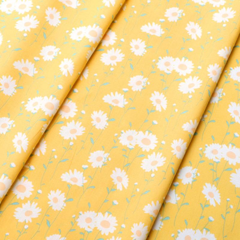 100x150cm French Sweet Floral Fabric Pure Cotton Printed Poplin Fabric Girl Dress Clothing Fabric Handmade DIY Accessories