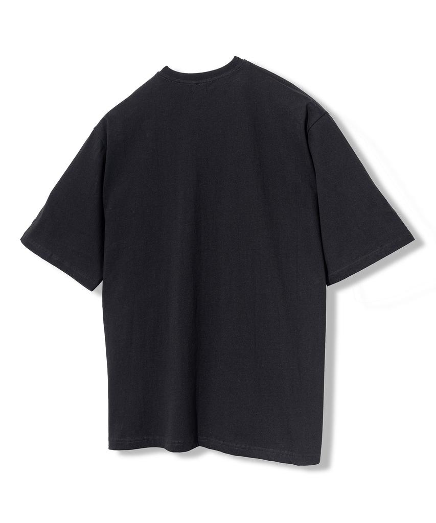 MASSNOUN Spider Real Oversized Short Sleeve T-Shirt Msfts001-Bk