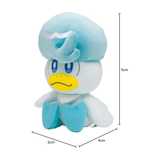 Pokemon Center Original Plush Doll, Life-Sized Quaxly, 41x27x27 (HxWxD: cm)