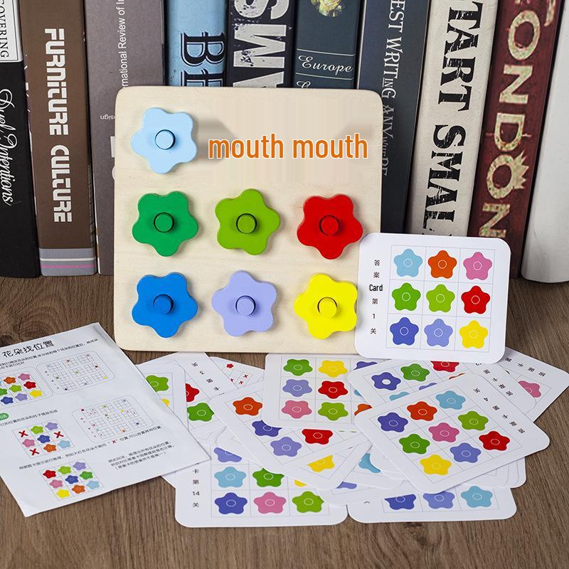 

Wooden Flower Color Matching Game for Early Childhood Education: Educational Toy for Color Recognition and Thinking Skills