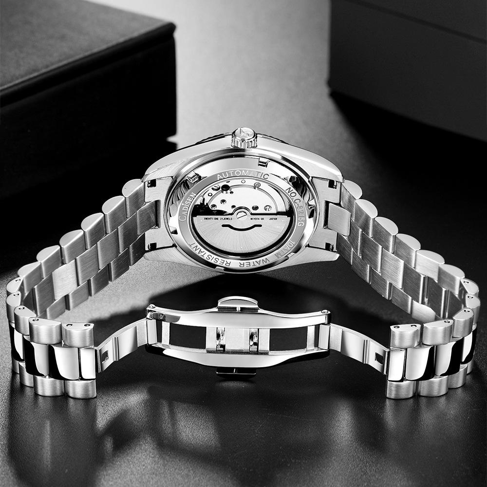 Cardison Men's Mechanical Watch - Fashion Casual, Waterproof, Luminous, Fully Automatic with Japan 8205 Movement
