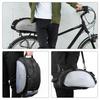 Bicycle trunk bag with shoulder strap 13l black