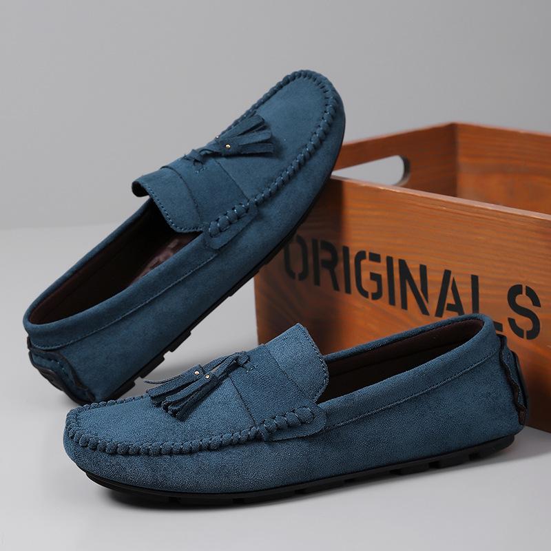 Red cloth revolutionary Doudou shoes men's new flannel lazy casual lazy cloth shoes