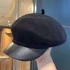 Retro Octagonal Beret: Korean Style Versatile Warm Painter Hat for Women, Autumn & Winter