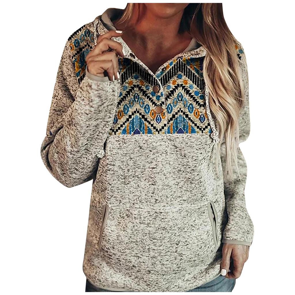 Women's Hoodie Sweatshirt Casual Pullover Tunic Top Long Sleeve Shirt