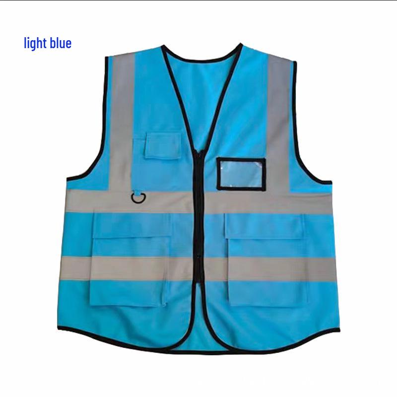 13-Color Functional Multi-Pocket Reflective Safety Vest