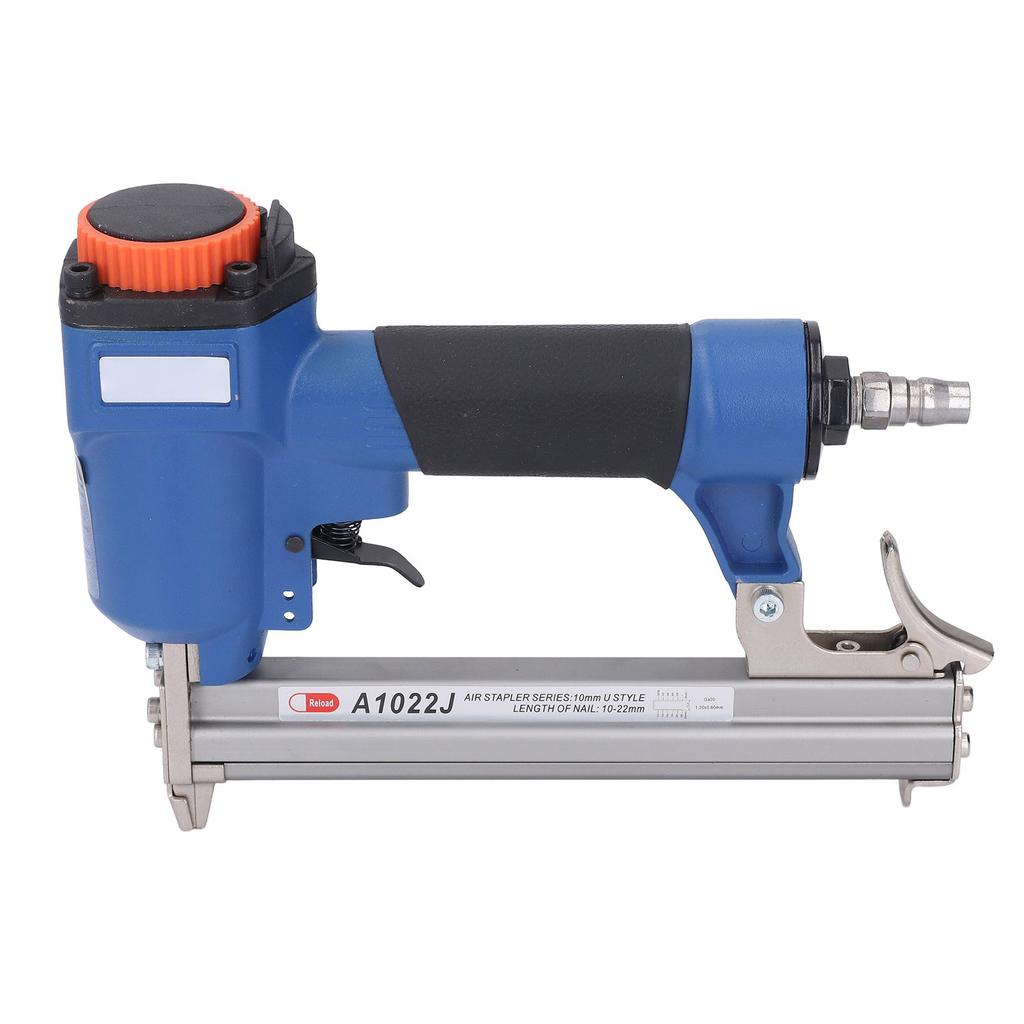 Pneumatic Brad Nailer Ergonomic Design High Efficiency 100pcs Capacity 10-22mm Air Nail Gun