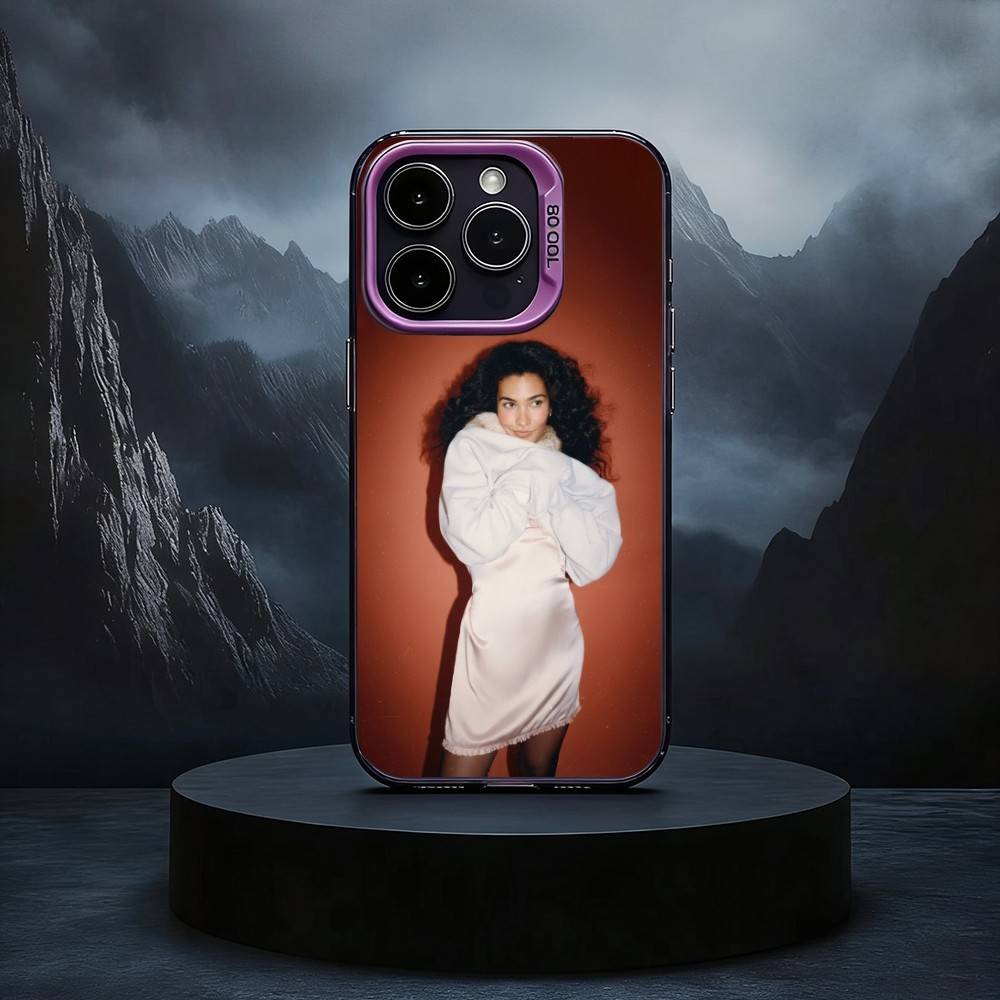 Singer O-Olivia D-Dean Phone Case For iPhone17,16,15,14,13,12,11 Plus,Pro Max Black Candy silver phone case