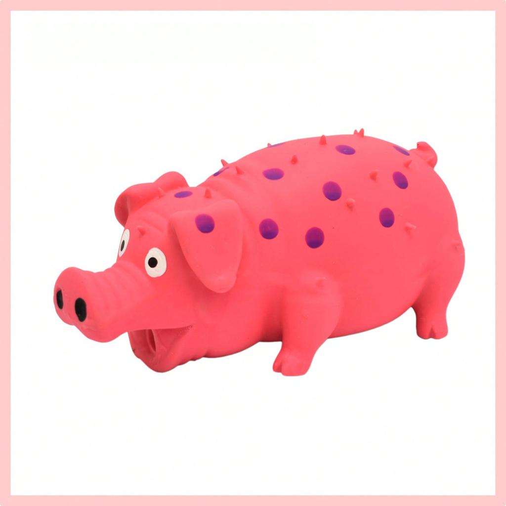 Dog Toys, Latex Sounding Toys, Spotted Pigs, Pet Bite-resistant Monsters Called Pigs Grind Their Teeth and Clean Their Teeth