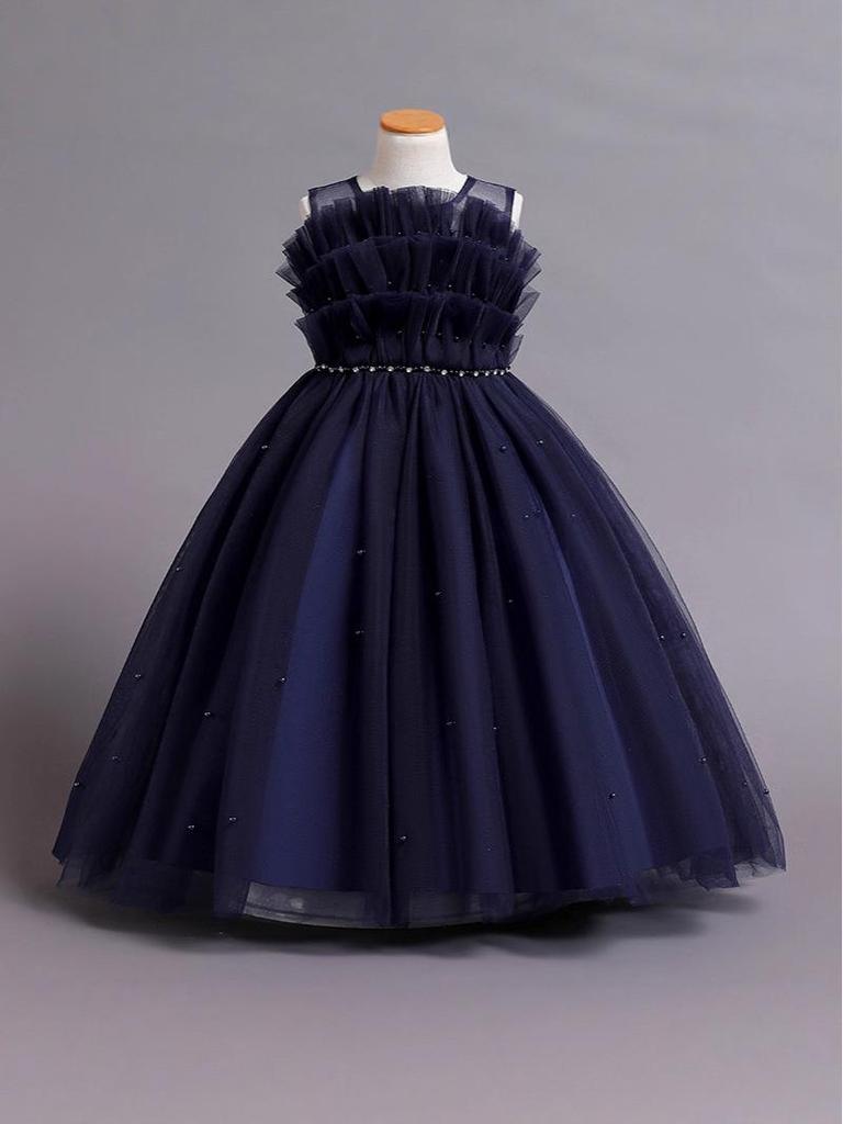 Children's Puffy Light Luxury Wedding and Party Dress