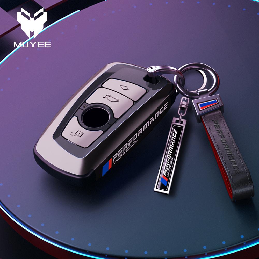 Car Remote Key Case Cover Holder Shell Bag Fob For BMW F20 F30 F31 F34 F10 F11 F25 I3 M3 M4 F15 F16 3 5 Series GT Accessories