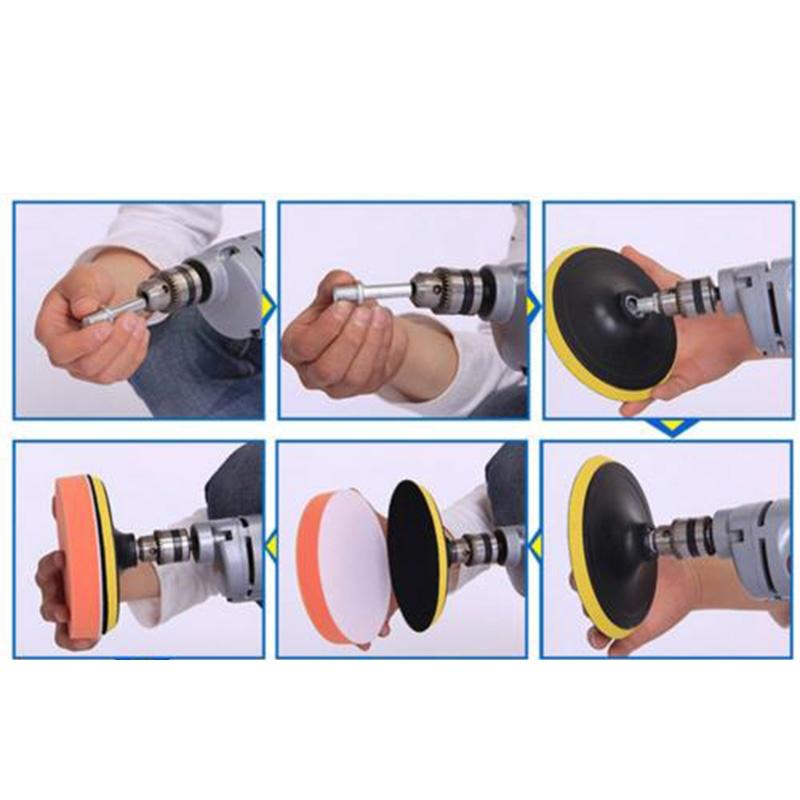 Bonnet Polishing wheel Buffing Pad Car Cleaning Plates Kit Rotary