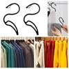 5/10Pcs Hoodie Hanger S-Shaped Hooks Strong Load-bearing High Durability Multipurpose Sweatshirt Clothes Hanger Organizer