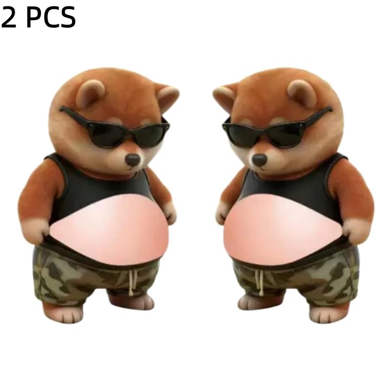 Cute Puppy 3D Belly Puffy Stickers DIY Soft Belly Squeezable Kitty Stickers Phone Case Decoration Children's Toy Birthday Gift