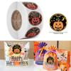 Label Gift Packaging Pumpkin Labels Stickers Halloween Sticker Paper Seal Labels Candy Bags Sticker