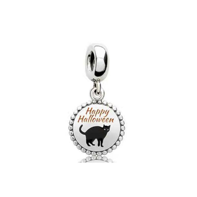 New Copper Charm Fit Original Bracelet Accessories Women Jewelry All Saints' Day Series Pumpkin Wagon Magic Hat