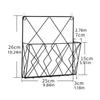 Metal Wall Files Folder Iron Wire Door Hanging Organizers Bookshelf Tabletop Display Stand  Office