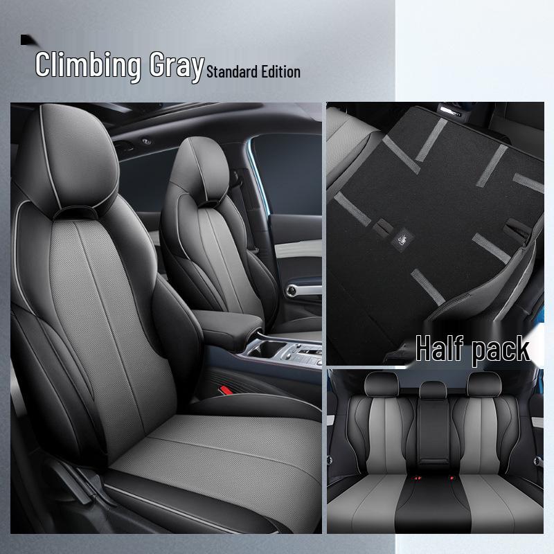 LTCS Car Seat Cushion: Sports Leather Cover for BYD Yuan PLUS, All-Season