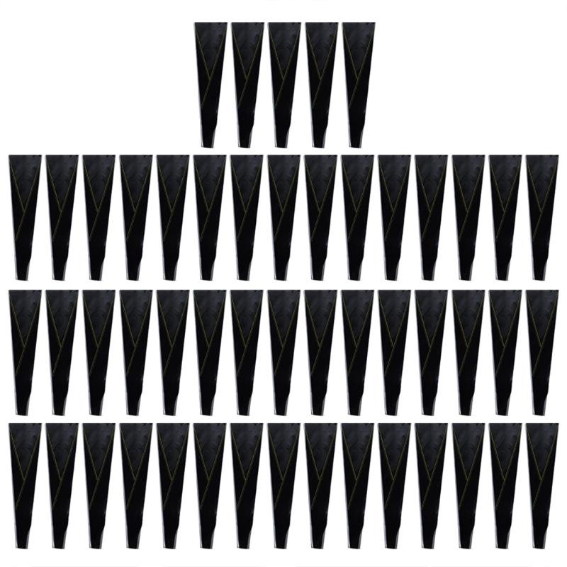 50Pcs Elegant Flower Wrapping Bags Waterproof Reusable Single Rose Sleeves Plastic Bag for Weddings Birthday Parties