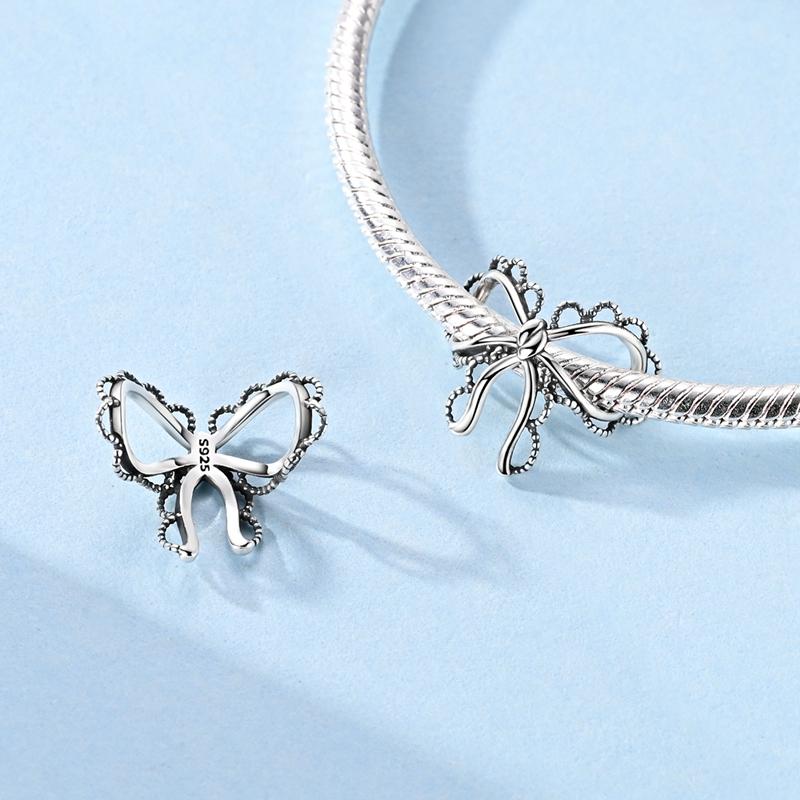 New Original Charms Beads Pendants Copper Cute Cat Paw Bow Apple Heart Charms Fit Bracelets Necklaces Women Jewelry