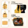 Direct Sale Foldable Eco Bag Shopping Bag [Factory FDS] (Gray) (Large Capacity/Waterproof/Durable/Washable) [Product]