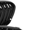 BMW 1 F21 15-18 grilles between the headlights (kidneys) left + right set BLACK GLOSSY DOUBLE BAR