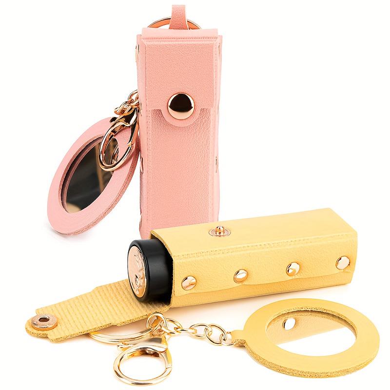 Chic Lipstick Keychain: Portable Lipstick Bag & Purse Accessory