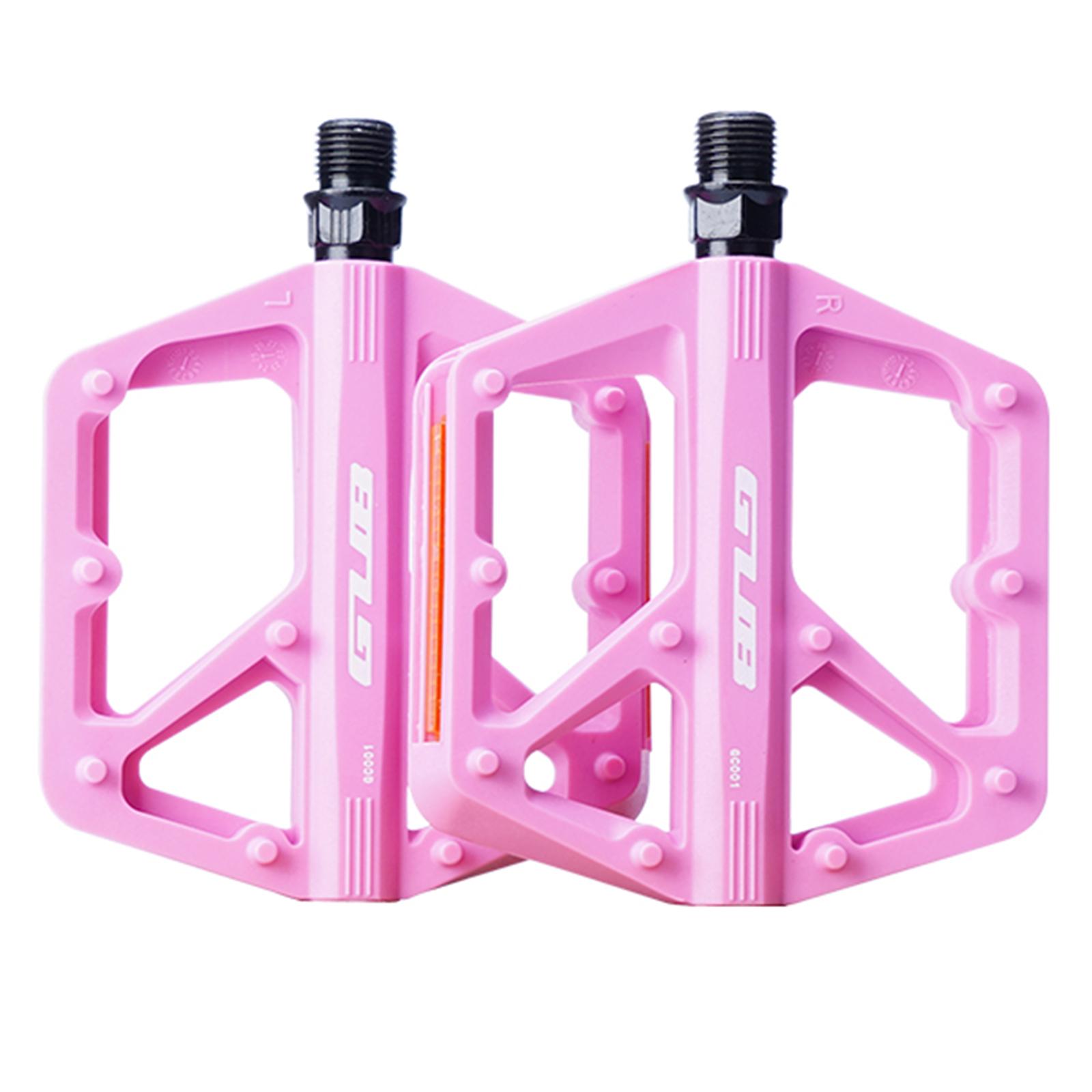 

Road Bicycle Pedals Non-Slip Platform Pedals Mountain Bike Pedals for Mountain Bikes розовый