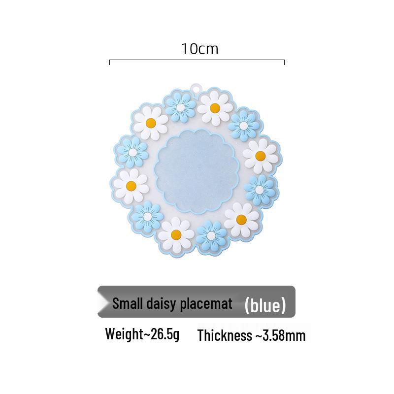 

Мультяшная ромашка термостойкий силиконовый набор салфеток и подставок