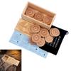 Ancient Norses Runes Stone Wooden Divination Handcarved Nordics Symbols for Spiritual Guidance Historical Recreations