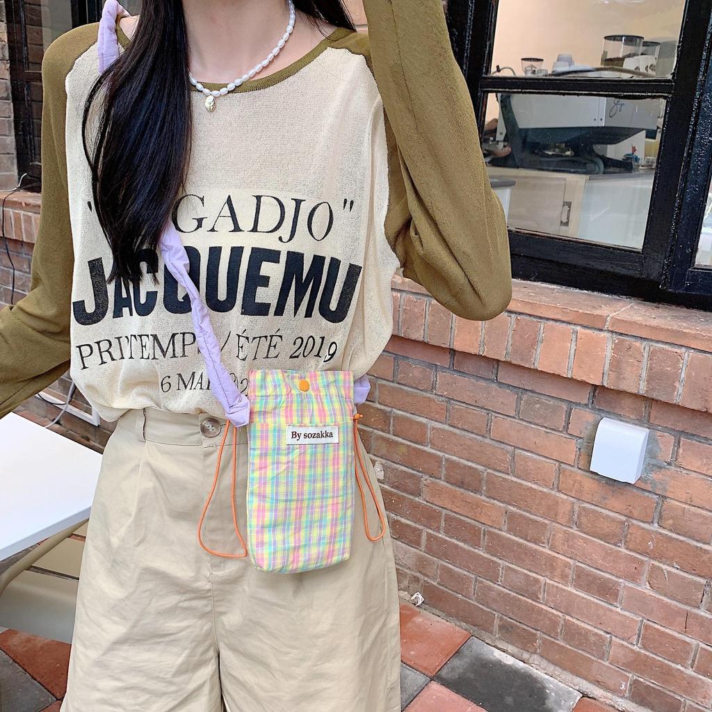 Dámská malá čtvercová mobilní taška Crossbody Mini přes rameno Nákupní taška
