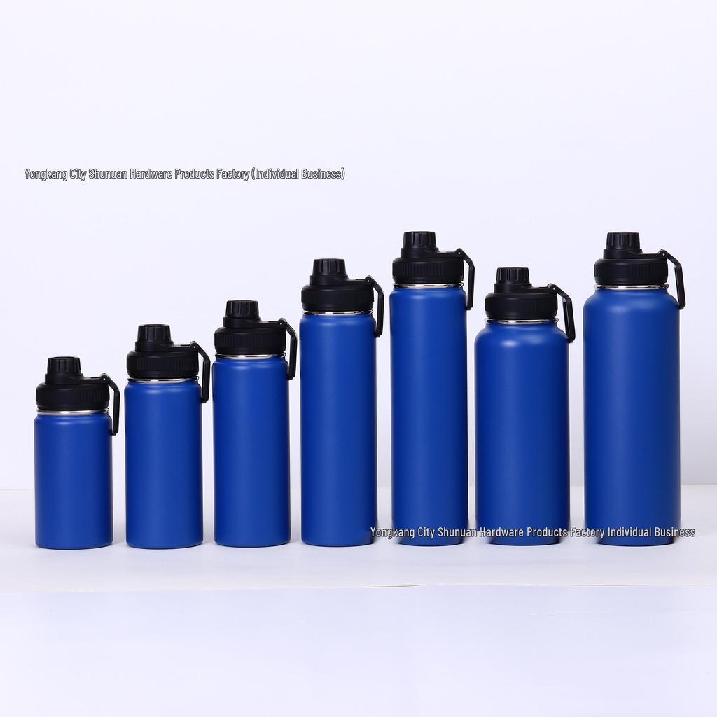 American Style 304 Stainless Steel Thermos Mug - Large Capacity Sports Water Bottle & Outdoor Kettle
