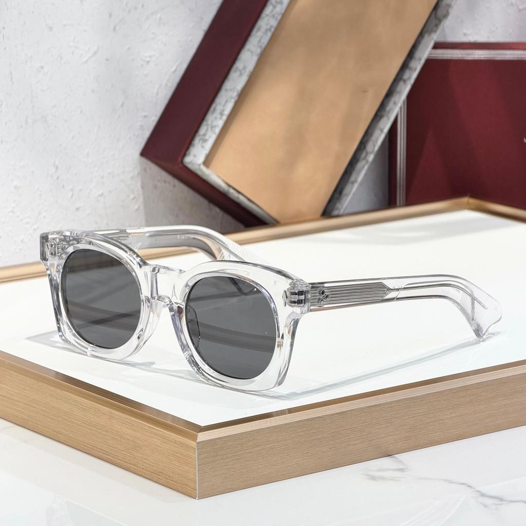 ELMYRI Trendige Handgefertigte Acetat-Sonnenbrille für Damen & Herren - Fotochemisch, Perfekt für den Urlaub & Partys