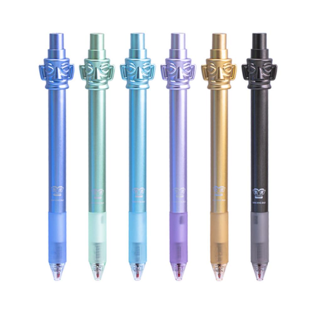 

Sanxingdui Ancient Civilization Gel Pen 0.5mm Black Ink Spin-Out Decompression Pen For Students Office Collectible Stationery