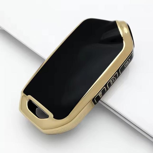

4 Buttons TPU Car Smart Remote Key Case Cover for Kia K900 Stinger 2017 2018 2019 2020 Shell Fob Holder Keychain Protector чорний
