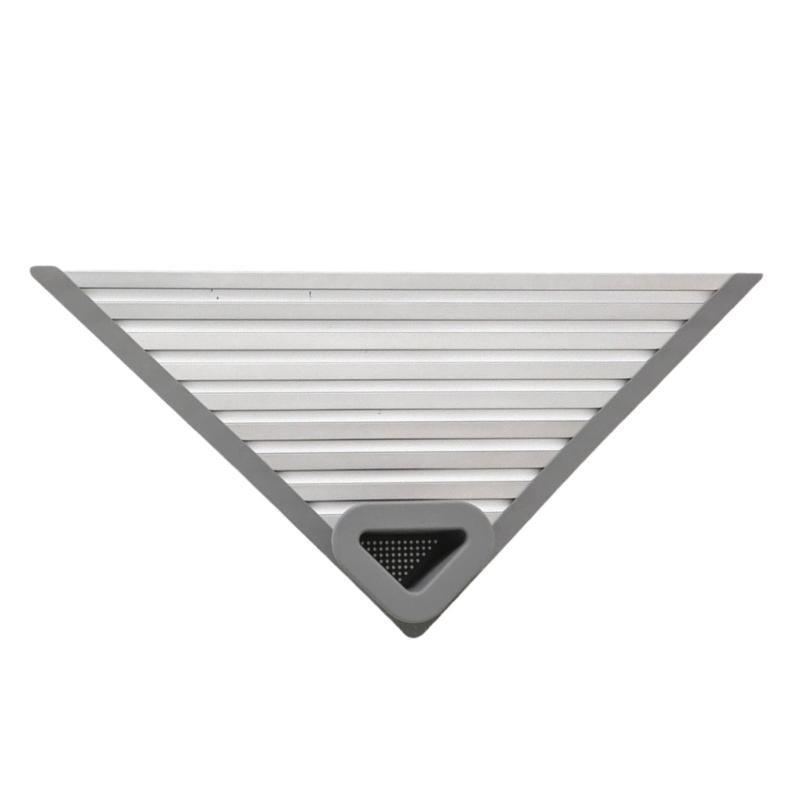 Space Efficient Silicone Foldable Drain Board Stable Triangle Structure for Fruits Storage Accessory large