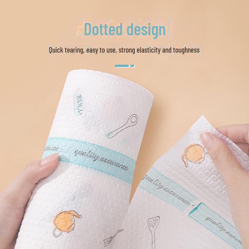 Disposable Kitchen Rags - Thick, Absorbent, Oil-Resistant for Cleaning & Dishwashing