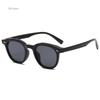 Óculos de Sol Vintage Redondos Feminino Designer Retro Rebite Óculos de Sol Moda Feminina Espelho Preto Armações Pequenas Oculos De Sol
