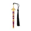 Swords Design Alloy Bookmarks With Decorative Tassels Martial Arts Inspired Metal Lightweight Book Marker