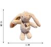 Cute Cartoon Rabbit Plush Keychain Soft Stuffed Animal Pendant Fashion Accessory for Kids Ideal Birthday Gift for Bag Decoration