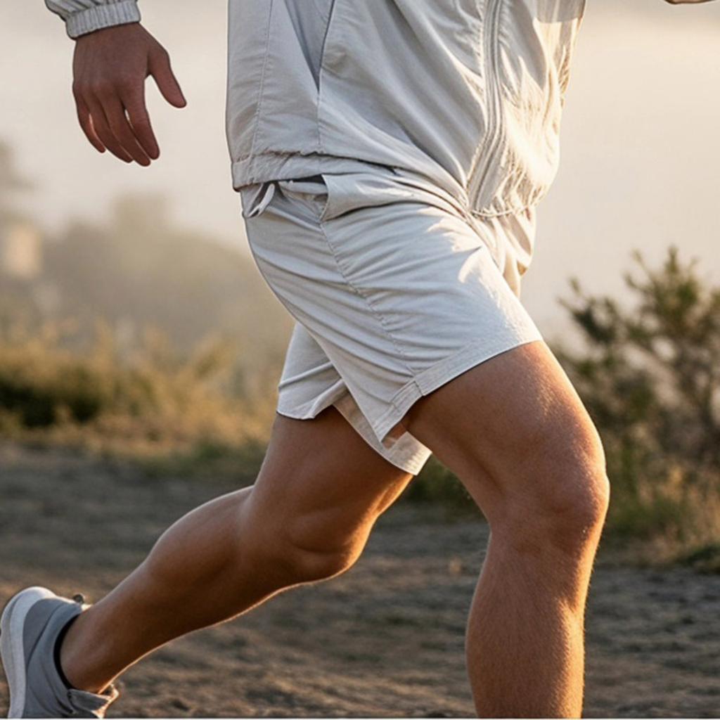 Men Outdoor Casual Regular Fit Lightweight Shorts Breathable Quick Dry Drawstring Waist Versatile Athletic Shorts