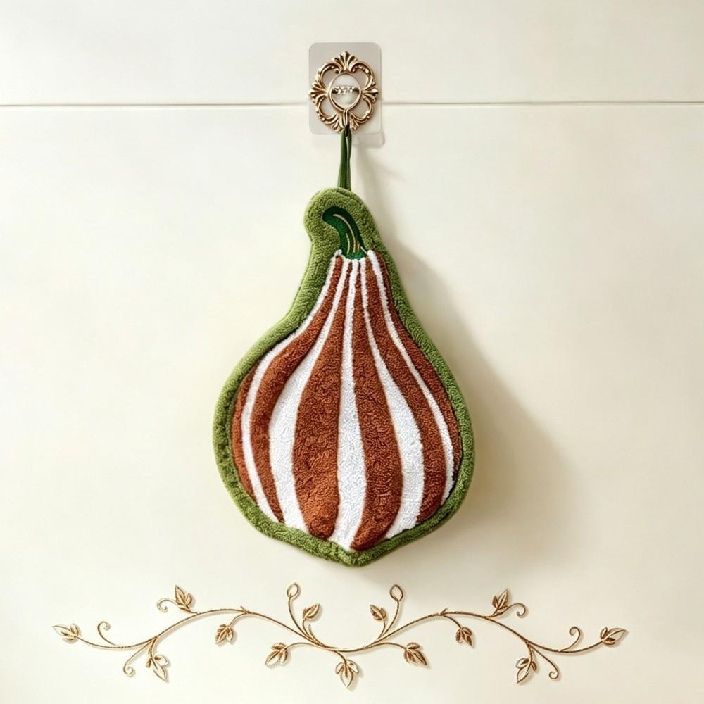 Super Soft Pumpkin Hand Towels Water-absorbing Bathroom Towel Hand-Wiping Towel Restaurant