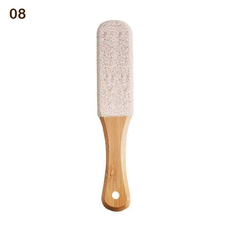 1 Pcs Professional Files Double Sided Foot File Callus Remover For Feet Wooden Pedicure Grater To Smooth Hard Coarse Tough Skin